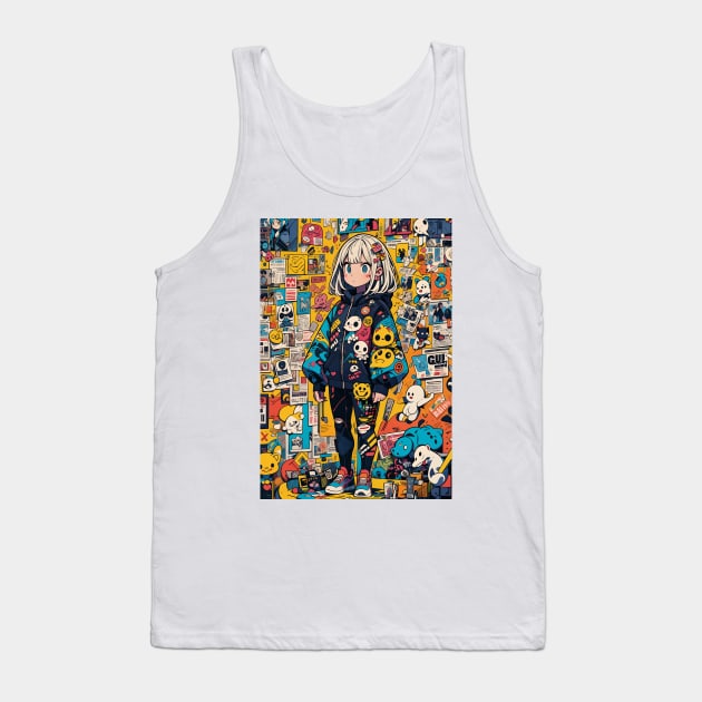 sticker girl Tank Top by CandyShop